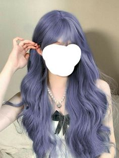 Periwinkle Purple Hair, Light Blue And Purple Hair, Lavender Blue Hair, Gray Blue Hair, Ashy Purple Hair, Silver Purple Hair, Periwinkle Hair, Sky Blue Hair