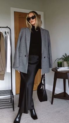 Rok Outfit, Chique Outfits, Office Outfits Women, Business Outfit, Blazer Outfits, 가을 패션, Work Outfits Women