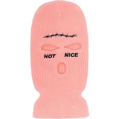 Mask Baddie, Pink Ski Mask, Ski Mask Fashion, Pink Balaclava, Face Mask Aesthetic, Not Nice, Grunge Accessories, Ski Girl, Mask Girl