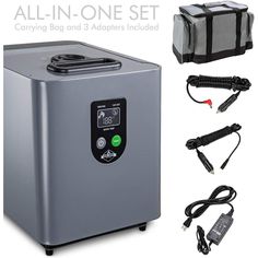 the all in one set includes an electric box and 3 adapters included