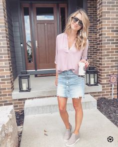 I love this tea from @mcalistersdeli like Colton loves Cassie ❤️ I guess when ya know ya know 🤷🏼‍♀️ And because I have too much old crap in… Look Alikes, Closet Staples, Summer Outfit, Too Much, Denim Skirt, Summer Outfits