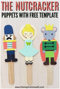 the nutcracker puppets with free template