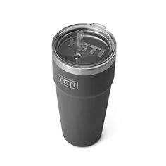 the yeti coffee cup is shown on a white background