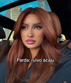 Black Cherry Hair, Bouncy Hair, Different Hair Colors, Copper Hair, Girl Inspiration, Pretty Hairstyles, Maquillaje De Ojos, Hair Inspo