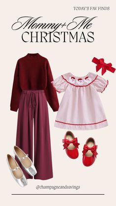 Looking for the cutest Mommy and Me Christmas Outfit inspiration? This guide has all the Women's Fashion ideas you need for creating festive, stylish looks. Whether you’re planning a casual family gathering or a dressy Party Outfit, these matching sets make for the best in Children's Fashion. Mommy And Me Christmas Outfits, Mommy And Me Christmas, Fancy Holiday Party, Christmas Outfit Inspiration, Christmas Family Photoshoot, Matching Christmas Outfits, Mommy Daughter Outfits, Christmas Outfit Ideas