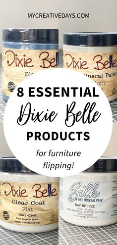 six different types of dixie bell products with text overlay