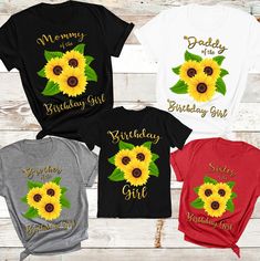 Birthday Family Shirts, Sunshine Shirt, Fun Family Photos, Matching Disney Shirts, Family Birthday Shirts, Jungle Birthday, First Birthday Shirts