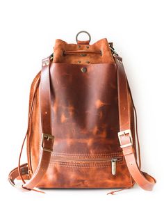 Brown Leather Backpack Purse Designer Backpack Purse, Brown Leather Backpack Purse, Suede Backpack, Designer Backpack, Simple Backpack, Brown Leather Backpack, Purse Handmade, Leather Backpack Purse, Leather Fanny Pack