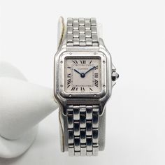 -Great Condition, Still Has Original Sticker! -6.6" Long -Battery Runs Great -Rare Cartier Panther, Cartier Accessories, Mint Color, Women's Watch, Accessories Watches, Cartier, Panther, Limited Time, Womens Watches