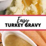 an easy turkey gravy recipe with mashed potatoes