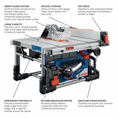 the features of a table saw