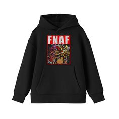 He'll love the cool style of this Boys 8-20 Five Nights at Freddy's Hoodie. He'll love the cool style of this Boys 8-20 Five Nights at Freddy's Hoodie.  Crewneck Long sleevesFABRIC & CARE Cotton / Polyester Machine wash Imported Size: Medium. Color: Black. Gender: male. Age Group: kids. Minecraft Mobs, Fnaf Stuff, Five Night, Five Nights At Freddy's, The Cool, Black Hoodie, Fabric Care, Minecraft, Cool Style