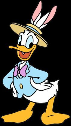 an image of donald the duck wearing a hat and bow tie with feathers on his head