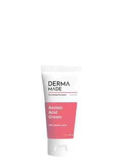 Earn $10 back in Skin Type Cash on purchases of Derma Made Azelaic Acid Cream 15%! Derma Made Azelaic Acid Cream 15% is used by dermatologists in skin care routines for for rosacea, redness, acne, skin aging, and hyperpigmentation. This gentle calming cream can be used in skin types with rosacea, redness, acne, aging skin, and hyperpigmentation. Dermatologist-recommended azelaic acid offers anti-inflammatory benefits, soothing irritation. and is suitable for sensitive skin. It brightens dark spo Azelaic Acid, Skin Aging, Dermatologist Recommended, Acne Skin, Skin Type, Aging Skin, Skin Care Routine, Sensitive Skin, Skin Types