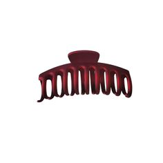 Red Hair Claw Clip - Kofi Kreations Matte Hair, Hair Clamps, Hair Claw Clips, Hair Claw Clip, Matte Texture, Hair Claws, Woman Looking, Clip Hair