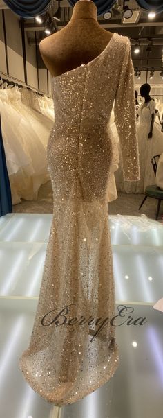 Description: 1.material:Sequin, beads ,elastic satin 2.shipping time: 15-25 days 3.All dresses are made after orders, we don't accept refund for custom order(custom size) because we couldn't resell it anymore, for standard order, if our dress has quality problem please show us some proofs we will help you solve them.If Fitted Champagne Gown With Sequins, Gold Long Sleeve Sequin Prom Dress, Sparkling Fitted Mermaid Prom Dress, Sparkling Fitted Mermaid Dress For Prom, Sequin Homecoming Gown With Mermaid Hem, Homecoming Gown With Sequins And Mermaid Hem, Sequined Mermaid Hem Homecoming Gown, Sequin Mermaid Dress For Homecoming Party, Sequin Mermaid Hem Gown For Homecoming