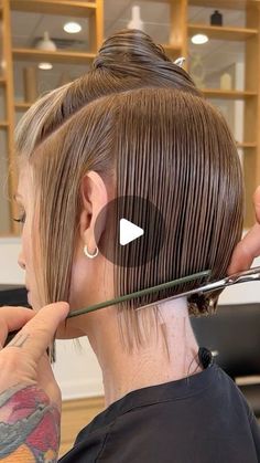 Hair Cut Lengths, Natural Hair Bob Cut, Jocelyn Mcclellan, Bob Haircut Back View, Thick Hair Bob Haircut, Connor Price, Trendy Fall Hair Color, Straight Bob Haircut, Choppy Bob Hairstyles For Fine Hair