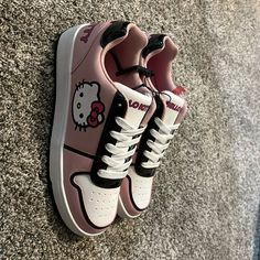 Comfortable Tennis Shoes Comfortable Tennis Shoes, Shoes Hello Kitty, Hello Kitty Shoes, Hello Kitty Pink, Christmas Wishlist, Tennis Shoes, Pink White, Athletic Shoes, Tennis