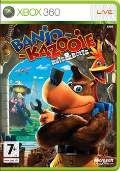 the box art for the game banjoo kazooie