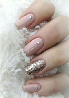 Neutral Nail Art, Nude Nail Polish, Cute Spring Nails, Spring Nail Colors, Nails Diy, Super Nails, Ideas Nails, Winter Nail Designs, Trendy Nail Art