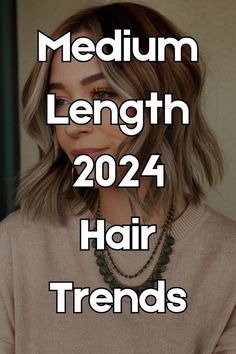 Haircuts 2024 Trends Medium, Stylish Medium Length Haircut, Fall Hair Length, Trending Hairstyles Medium Length, Medium Length Haircut Ponytail, Fall 2024 Medium Length Hair, Medium Length Hair Fall 2024, 2024 Medium Length Hair Trends For Women, Medium Length Haircuts 2024