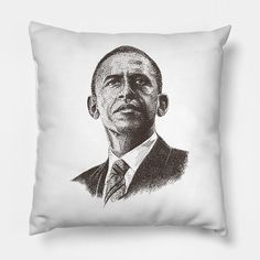 Barack Obama -- Choose from our vast selection of throw pillows to match with your desired size to make the perfect custom pillow. Pick your favorite: Movies, TV Shows, Art, and so much more! Available in extra small, small, medium, large. For beds, couches/sofas, love seats, and chairs. Perfect for decoration. Barack Obama, Pillow Design, Custom Pillow, Custom Pillows, Love Seat, Favorite Movies, Tv Shows, Throw Pillows, Pillows