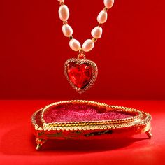 Add a touch of elegance and romance to your outfit with the Selenichast Heart Gem Pearl Necklace & Bracelet set, featuring stunning heart-shaped gemstones and lustrous pearls that perfectly complement each other, creating a stylish and timeless accessory set that expresses your unique sense of fashion and adds sophistication to any occasion. DETAILS Plating: 18K Gold Material of heart: C rystal & Fresh water pearl Measurements: Length: 17.91 "(46cm) + Extender: 2.17"(6cm) Pendant Diameter: 0.71" Heart Gem, Anniversary Necklace, Pearl Jewelry Sets, Fresh Water Pearl, Simple Gifts, Timeless Accessories, Heart Bracelet, Necklace Bracelet, Gold Material