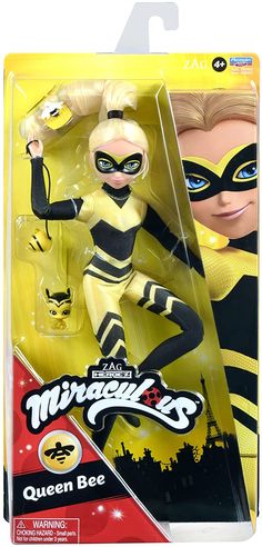 an action figure from the animated movie, the incredible spider - man and queen bee