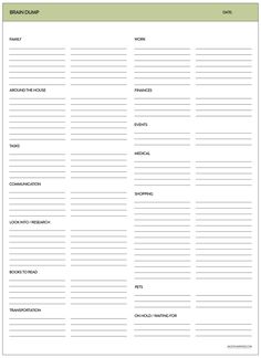 the printable meal planner is shown in green and white