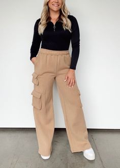 Combat Cargo Sweats – Lane 201 Combat Trousers Women Outfit, Cargo Pants Outfit Street Style Women, Cargo Sweatpants Outfit, Cargo Pants Outfit Street Style, Cargo Pants Women Outfit, Beige Pants Outfit, Cargo Sweats, Trousers Women Outfit, Movie Night At Home