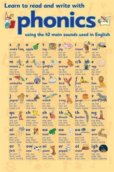 learn to read and write with phonics using the 42 main sounds used in english