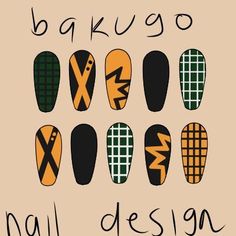 Bakugou Nails Art, Nail Drawing, Goth Nails, Really Cute Nails, Soft Nails, Nails Desing