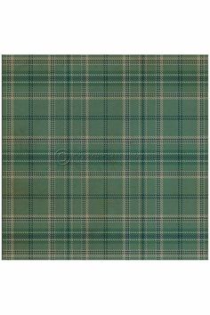 a green and white plaid fabric