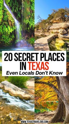 20 Secret Places in Texas Even Locals Don't Know Family Vacations In Texas, Usa Vacations, Texas Getaways, Southwest Usa, North America Travel Destinations, Trip Destinations, Hiking Spots, Us Road Trip