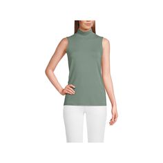 This women's sleeveless mockneck top from Lands' End adds a polished look to your wardrobe.Finding the perfect fit and size for women's clothing requires basic measurements of your chest, waist, hips and inseam. Use this guide to learn more about sizing and everything Kohl's has to offer in women's fashion.This women's sleeveless mockneck top from Lands' End adds a polished look to your wardrobe. Finding the perfect fit and size for women's clothing requires basic measurements of your chest, wai Animal Fur, Mock Neck Top, Polished Look, Lands End, Pullover Styling, Fabric Care, Mock Neck, To Learn, Women's Clothing