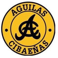 the logo for agulas cibaenas is shown in black and yellow