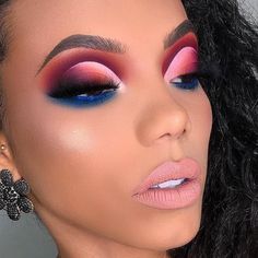 #follow #makeuplooks #makeup #beautyblog #blogging #blogger #blog Make Up Designs, Maquillage On Fleek, Eye Shadow Makeup, Makeup Tip, Shadow Makeup, Bright Makeup, Beautiful Eye Makeup, Colorful Eye Makeup