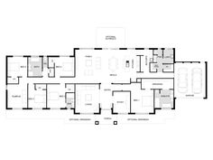 the floor plan for an apartment with three bedroom and two bathrooms, including one living room