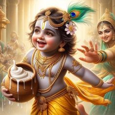 Unni Kannan Images, Little Kanha Ji Images, Yashoda Krishna, Happy Hanuman Jayanti, Buddhist Art Drawing, Dj Images Hd, Krishna Flute, Shree Krishna Wallpapers, Little Krishna