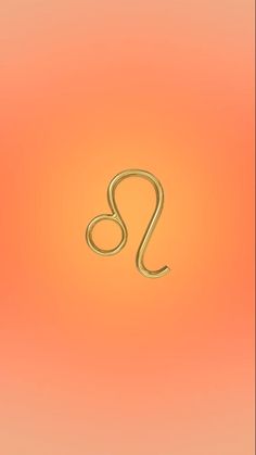 an orange and pink background with the letter s in gold metal type on it's left side