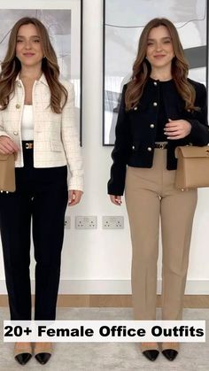 Discover trendy female office outfits to elevate your work wardrobe in 2024. Get inspired by influencer-approved styles that are perfect for the office. Luxury Photography, Corporate Attire, Stylish Work Attire, Office Outfits Women, Corporate Outfits, Classy Fashion