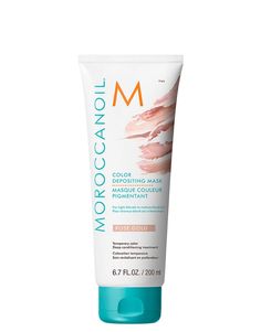 Rose Gold Color Depositing Mask | Moroccanoil Best Pink Hair Dye, Moroccanoil Color Depositing Mask, Color Depositing Mask, Deep Conditioning Mask, Restore Hair Health, Medium Blonde Hair, Rose Mask, Pink Hair Dye, Hair Porosity