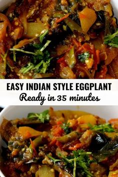 Looking for easy homemade recipes from Indian kitchens? Try this easy curried eggplant and potato recipe known as aloo baingan. It's vegan and gluten-free. Vegan Eggplant Curry, Eggplant Sweet Potato Recipes, Eggplant And Potato Recipes, Eggplant Indian Recipes, Eggplant Crockpot Recipes, Persian Eggplant Recipes, Aloo Baingan Recipe, Graffiti Eggplant Recipes, Indian Accompaniments