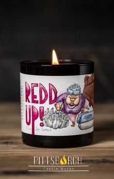 Time to tidy up. This hand-poured #reddup soy candle is sweet & salty sea breeze scent combined with amber & vanilla for a perfect year round fragrance for your home. 50-60 hours burn time by Pittsburgh Candle Works Western Pennsylvania gifts things made in Pittsburgh Gift Basket Ideas Funny #Pittsburgh Gifts Pittsburgh Gift Ideas Pittsburgh Slang pittsburghese Gifts from Pittsburgh Western Pennsylvania English Pittsburgh English Neighbor Gift Handmade Gift Ideas redded up the front room #reddup