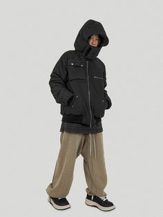 Description:Extra warm cotton-filled utility parka featuring windproof mask hat. Designed by UNDERWATER.Composition:Outer: Polyester Fill: CottonBrand:UNDERWATERWearing:Model is 170 cm / 5’ 6.93’’ | 45 kg / 99.3 lbs wearing size SShipping ... Tax Free, The Hundreds, Parka, Rain Jacket, All Products, Winter Jackets, Street Wear, How To Wear, Quick Saves