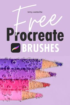 Free Procreate brushes - Ready to download and use now! Procreate App Tutorial, Best Procreate Brushes, Procreate Ipad Art