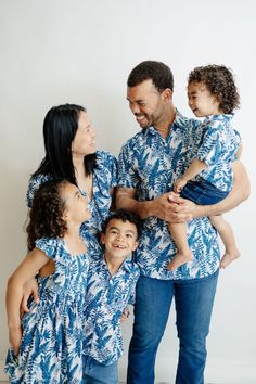 Family outfit, Daddy & me matching Outfit, Father and Daughter matching Outfit, Mommy and me Outfit, Mother's day gift, Fathers day Gift Now the whole Family can match in these beautiful matching Shirts, Dresses, Rompers. Please note: Items need to be added to the basket separately in order to receive the set. This beautiful 100% Rayon Dress/Romper is soft and light and comes with ruffle / flutter sleeves and tied back straps. (3m - 1y Romper have Button straps). The short sleeved, casual collar Blue Family Matching Sets, Casual Short Sleeve Sets For Holiday, Family Matching Cotton Sets, Casual Holiday Matching Set, Father And Son Clothing, Father Son Shirts, Womens Wrap Dress, Mommy And Me Dresses, Father And Daughter