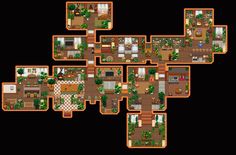 house interior inspo for stardew :) || modded  also the plant room is inspired by zaffluto :) Stardew Valley House No Mods, Plant Room Stardew Valley, Stardew Valley House Inspiration, Stardew Valley House Design Ideas, Stardew Farmhouse Design, Stardew Valley House Upgrade, Stardew Barn Interior, Stardew Home Interior