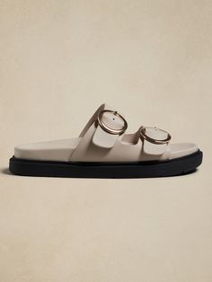 Molded Outsole Sandal | Banana Republic Factory Banana Republic Factory, The Two, Women's Shoes, Banana Republic, Two By Two, Buckle, Women Shoes, Sandals