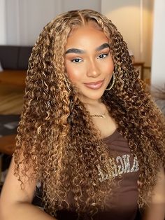 Blonde Curly Wig, Honey Blonde Highlights, Virgin Hair Wigs, Remy Hair Wigs, Human Hair Color, Bob Lace Front Wigs, Lace Frontal Wigs, Blonde Lace Front Wigs, Brazilian Remy Hair